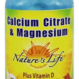 Citrato de Cálcio & Magnésio - 250 Tablets Nature's Life