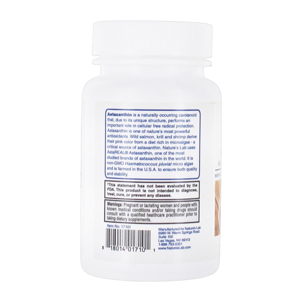 Astaxantina 6 mg. - 60 Softgels Nature's Lab - Imagem 3