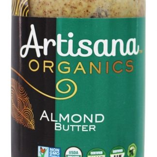 Manteiga de porca orgânica de amêndoa - 14 oz. Artisana