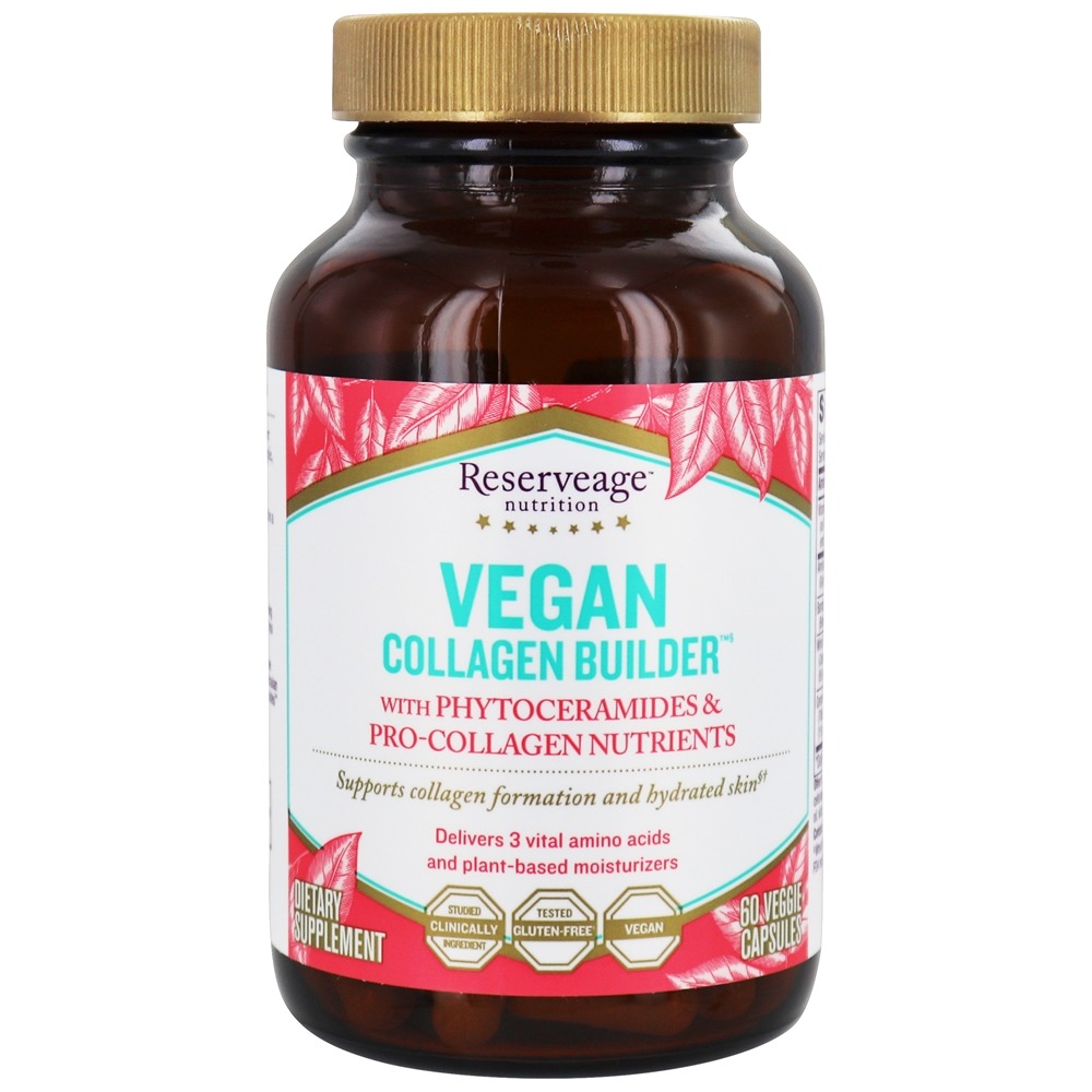 Construtor de Colágeno Vegano - Cápsulas vegetarianas 60 Reserveage Nutrition - Imagem 2