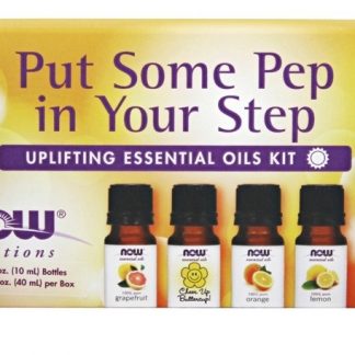 Coloque um pouco de vitalidade no seu kit de óleos essenciais - 4 Frasco (s) NOW Foods
