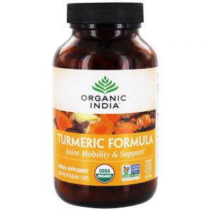 Fórmula de Cúrcuma Orgânica - Cápsulas vegetarianas 180 Organic India