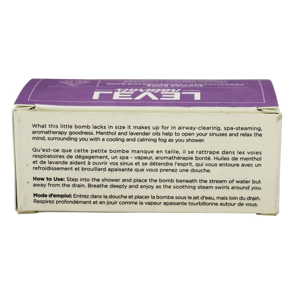 Mentol orgânico da lavagem do chuveiro + Lavanda - Pacote 4 Level Naturals - Imagem 2