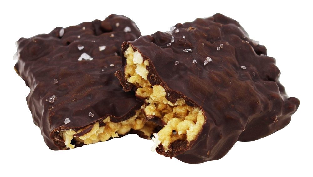 Pretzel de chocolate com barra de chocolate escuro com sal marinho - 12 Barras NuGo Nutrition - Imagem 3