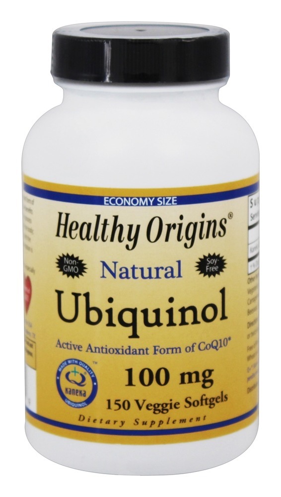 Ubiquinol 100 mg. - 150 Cápsulas Vegetarianas Healthy Origins