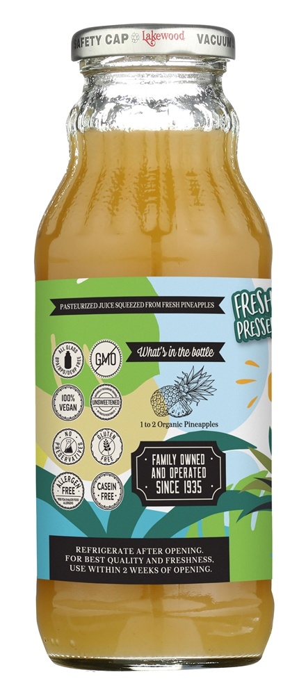 Pure Suco de abacaxi fresco - 12.5 fl. oz. Lakewood - Imagem 4
