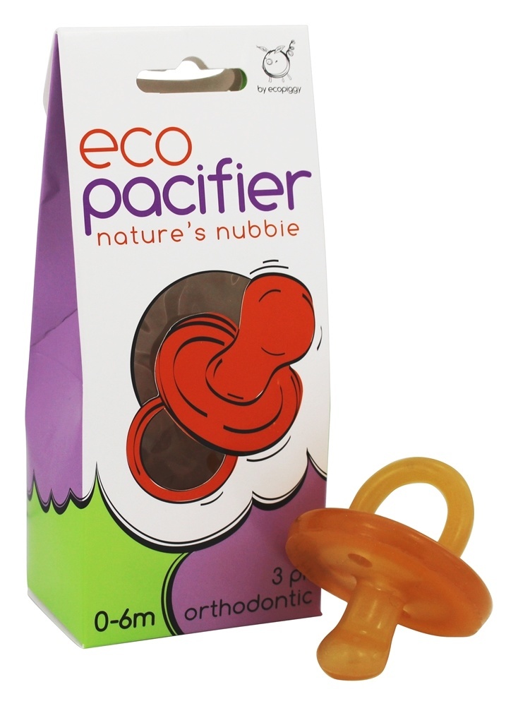 Chupeta Natural Ortodôntica 0 - 6 Meses - Pacote 3 Ecopacifier