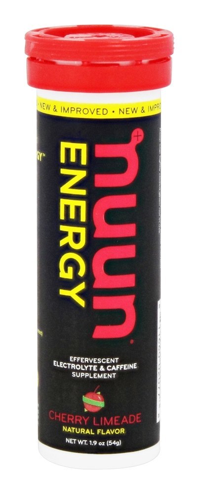 Energia Efervescente Eletrólito & Cafeína Completar Cereja Limeade - 10 Tablets Nuun