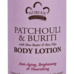 Loção Corporal Patchouli & Buriti - 13 fl. oz. Nubian Heritage
