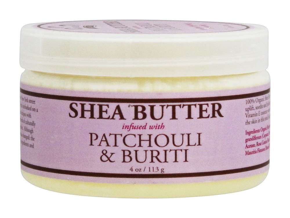 Manteiga de Karité Orgânica Patchouli & Buriti - 4 oz. Nubian Heritage