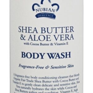 Body Wash Manteiga De Karité & Aloe Vera - 13 fl. oz. Nubian Heritage