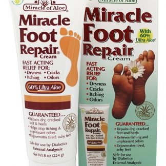 Creme Reparador Miracle Foot - 8 oz. Miracle of Aloe