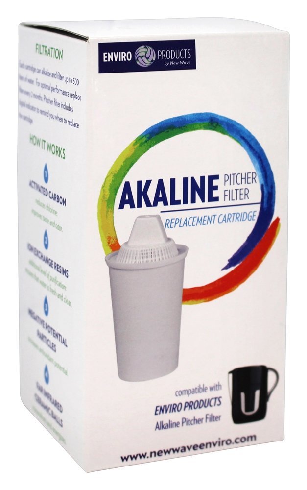 Cartucho de substituição de filtro de jarro alcalino New Wave Enviro Products