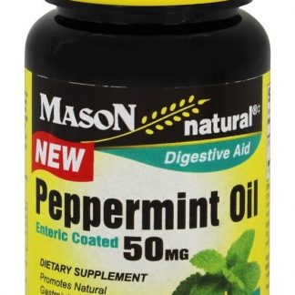 Óleo de hortelã-pimenta 50 mg. - 90 Mason Natural entérico Mason Natural