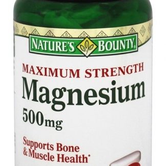 Magnésio de Potência Máxima 500 mg. - 100 Tablet (s) Nature's Bounty