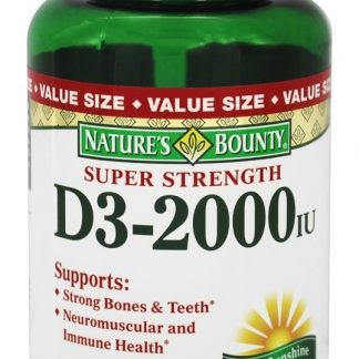 Vitamina D3 Super Potente 2000 UI - 350 Softgels Nature's Bounty