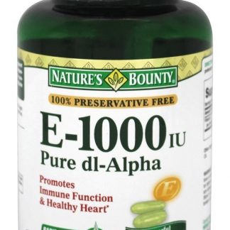 Vitamina E 1000 UI - 60 Softgels Nature's Bounty