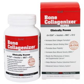 BioSil Colagenizador Ósseo Ultra - Cápsulas vegetarianas 120 Natural Factors