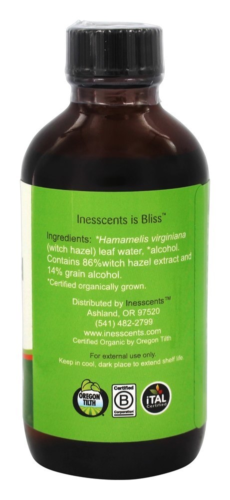 Extrato de hamamélis orgânicos - 4 fl. oz. Inesscents Aromatic Botanicals - Imagem 2