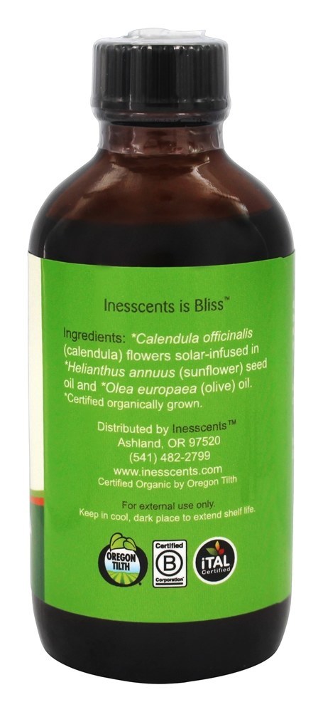 Óleo De Calêndula Orgânica - 4 fl. oz. Inesscents Aromatic Botanicals - Imagem 2