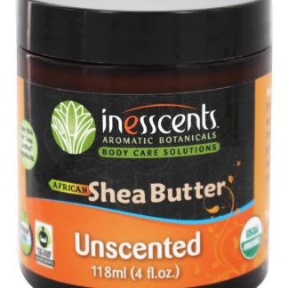 Manteiga de Karité Orgânica Africana sem perfume - 4 oz. Inesscents Aromatic Botanicals