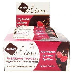 Trufa de framboesa - 12 Barras NuGo Nutrition
