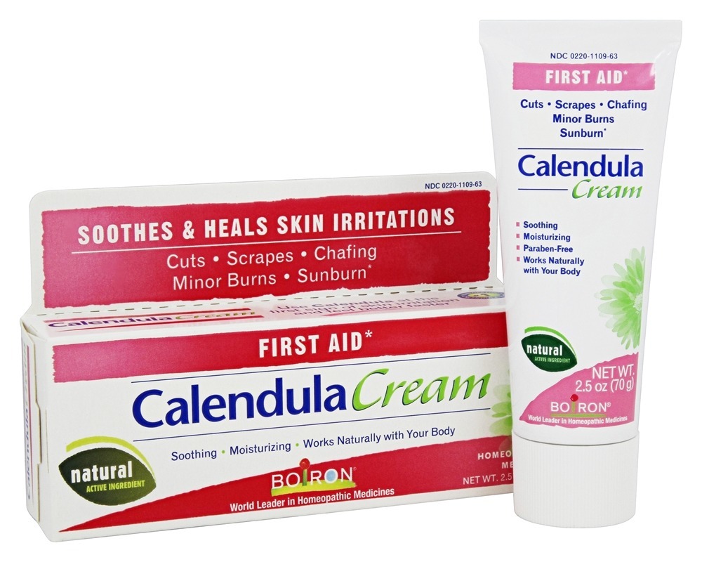 Calendula Cream Homeopathic Medicine para Primeiros Socorros - 2.5 oz. Boiron