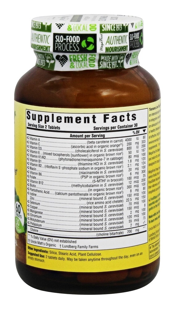 Multi Para Homens - 60 Tablets MegaFood - Imagem 2