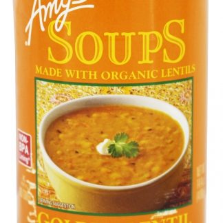 Orgânico Sopa Dourado Lentilha Indiano Dal - 14.4 fl. oz. Amy's