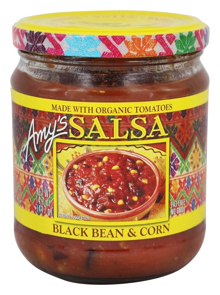 Salsa Orgânica Feijão Preto & Milho - 14.7 oz. Amy's