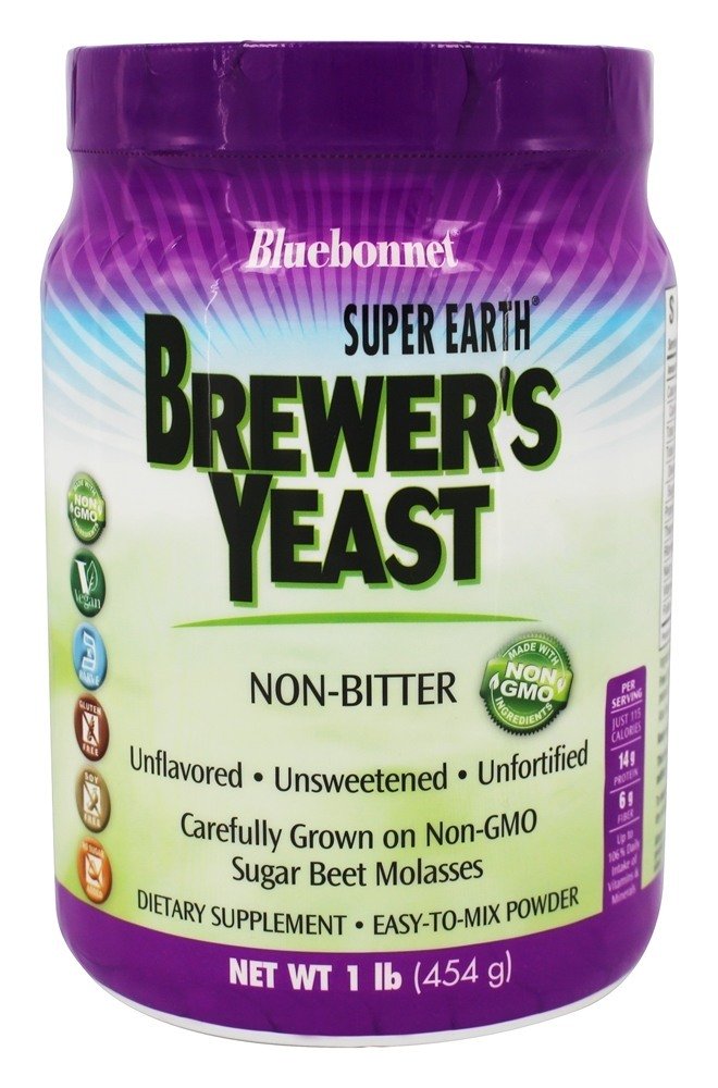 Pó de Levedura de Cerveja Super Terra - 1 lb. Bluebonnet Nutrition