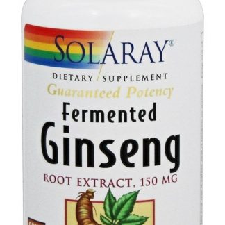 Extrato de Raiz de Ginseng Fermentado 150 mg. - Cápsulas vegetarianas 30 Solaray