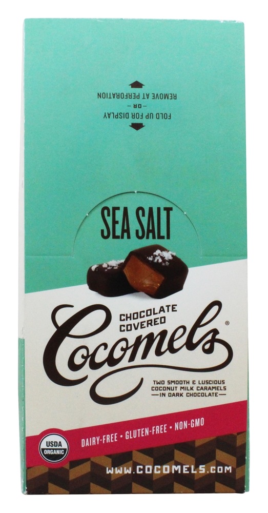 Chocolate escuro coberto Cocomels mar sal - 15 Pacote (s) JJ's Sweets Cocomels - Imagem 2