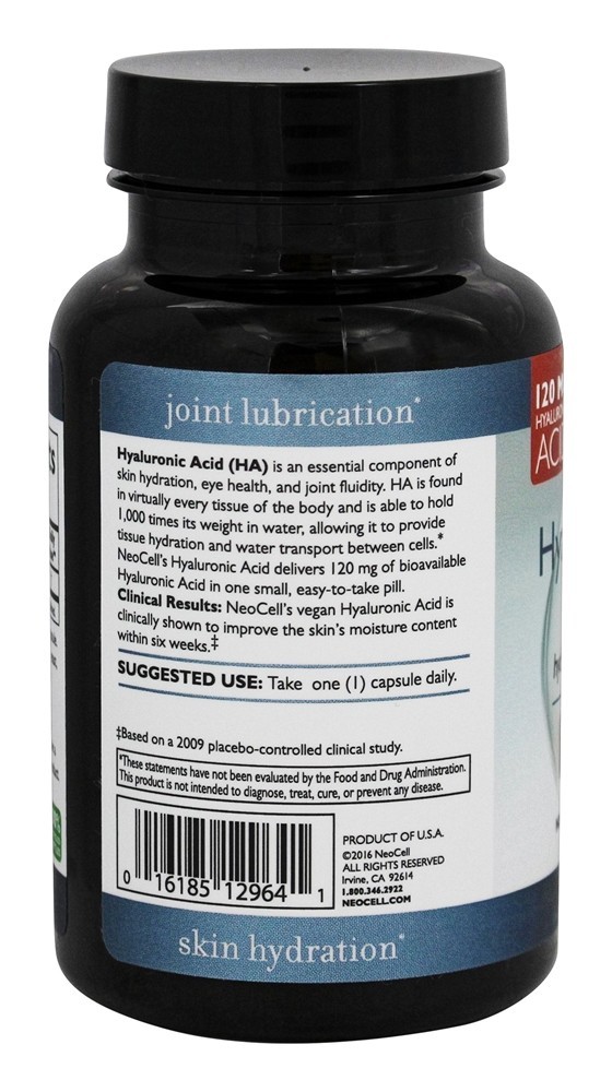 Ácido Hialurônico Dupla Força 120 mg. - Cápsulas 30 NeoCell - Imagem 3