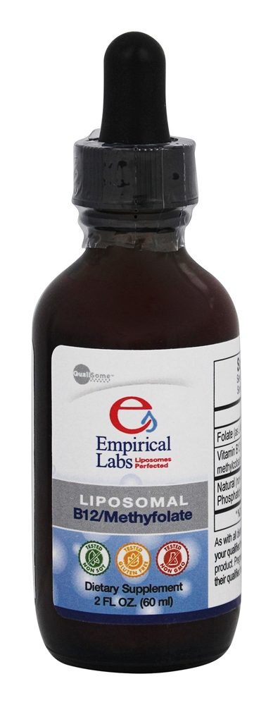 B12 / Metilfolato Lipossomal - 2 oz. Empirical Labs