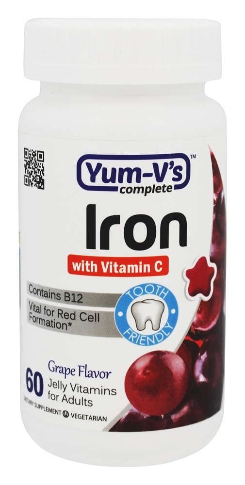 Ferro Completo com Uva Vitamina C - Yum-V's Complete 60 Yum-V's Complete