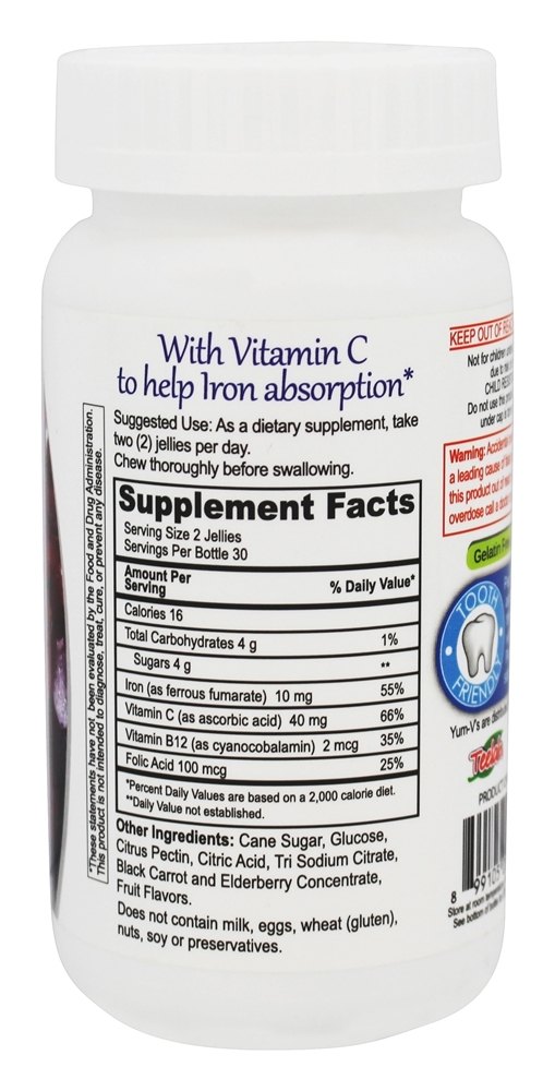 Ferro Completo com Uva Vitamina C - Yum-V's Complete 60 Yum-V's Complete - Imagem 2
