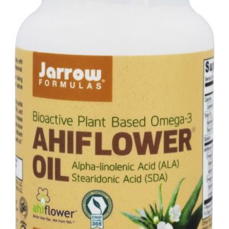 Base para plantas bioativas de óleo de Ahiflower Omega - 3 750 mg. - 60 Softgel (s) vegano (s) Jarrow Formulas