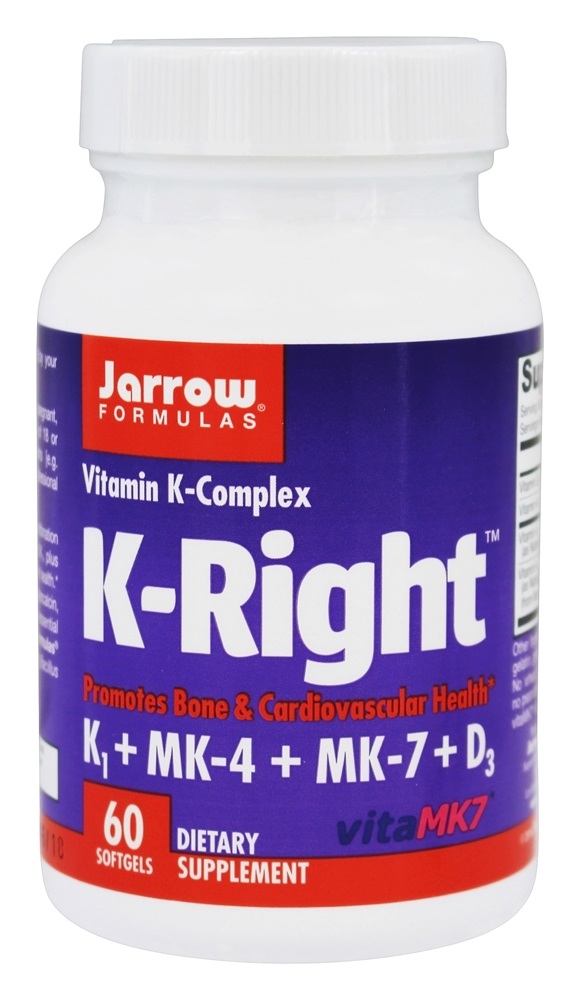 K-Right Complexo de Vitamina K - 60 Softgels Jarrow Formulas