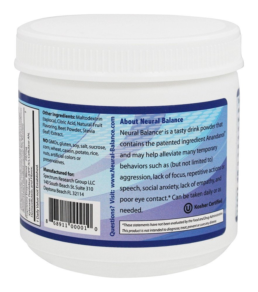 Neural Balance em Pó - 8.5 oz. Spectrum Research - Imagem 3