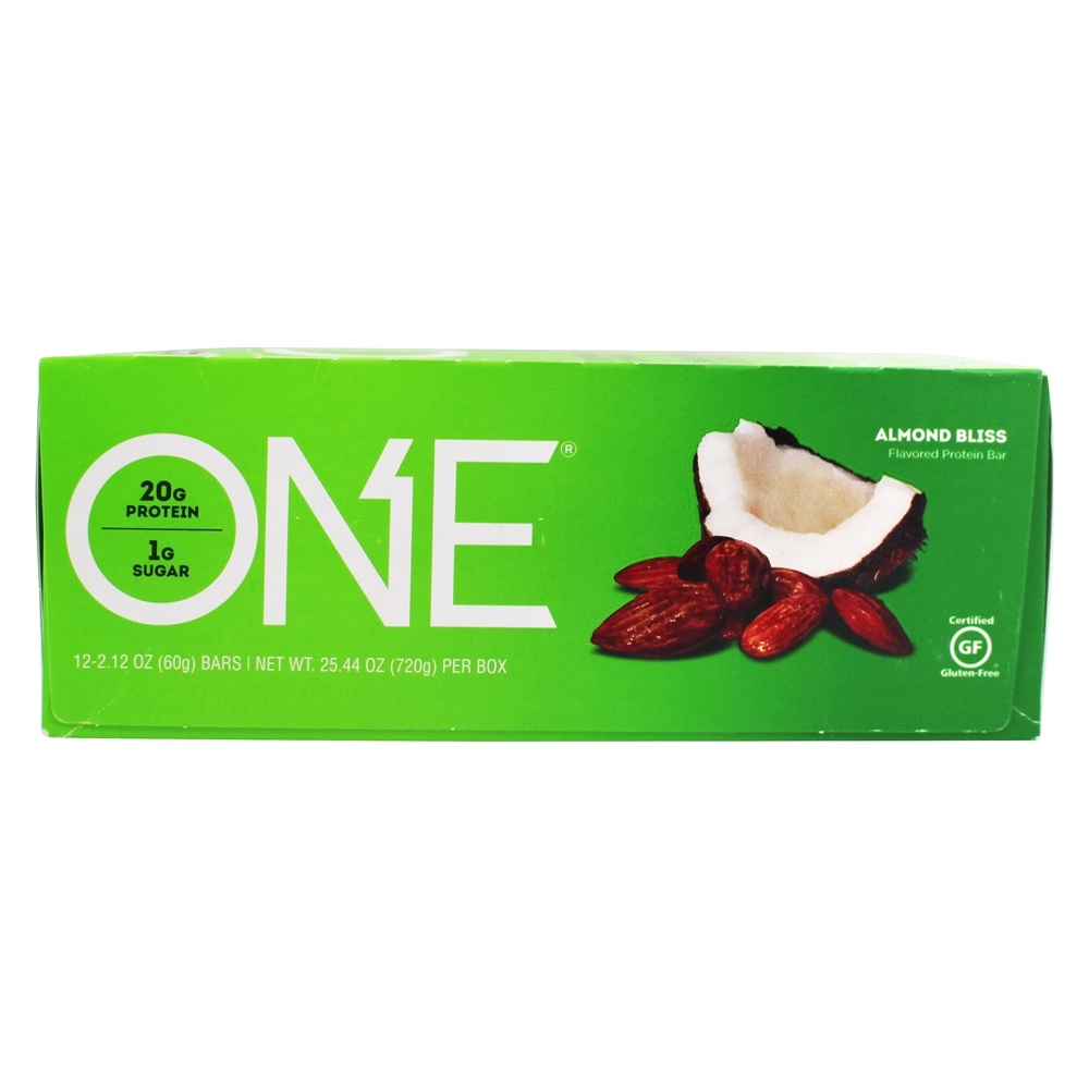 ONE Protein Bar Almond Bliss - 12 Bares Anteriormente OhYeah! Uma barra ISS Research - Imagem 3