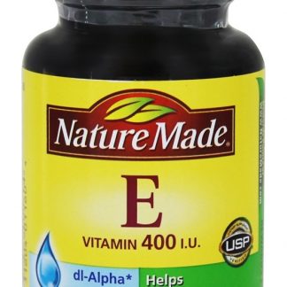 Vitamina E dl-Alpha 400 UI - 100 Softgels líquidos Nature Made
