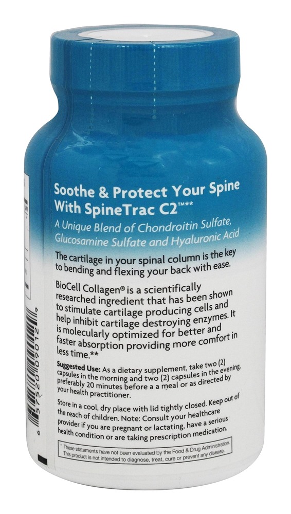 Spinetrac C2 - Cápsulas 120 Health Logics - Imagem 3