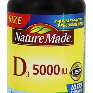 Vitamina D3 5000 UI - 180 Softgels líquidos Nature Made