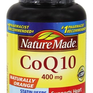 CoQ10 Naturalmente Laranja 400 mg. - 40 Softgels líquidos Nature Made