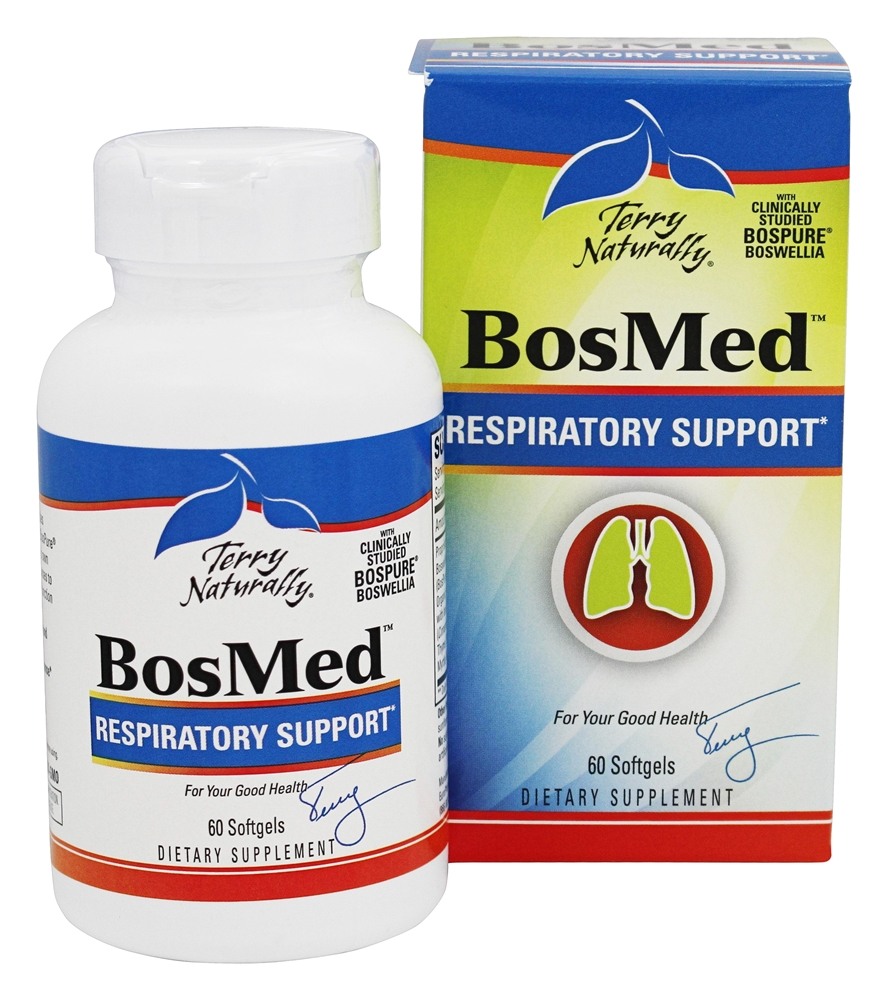 Suporte Respiratório Terry Naturalmente BosMed - 60 Softgels EuroPharma