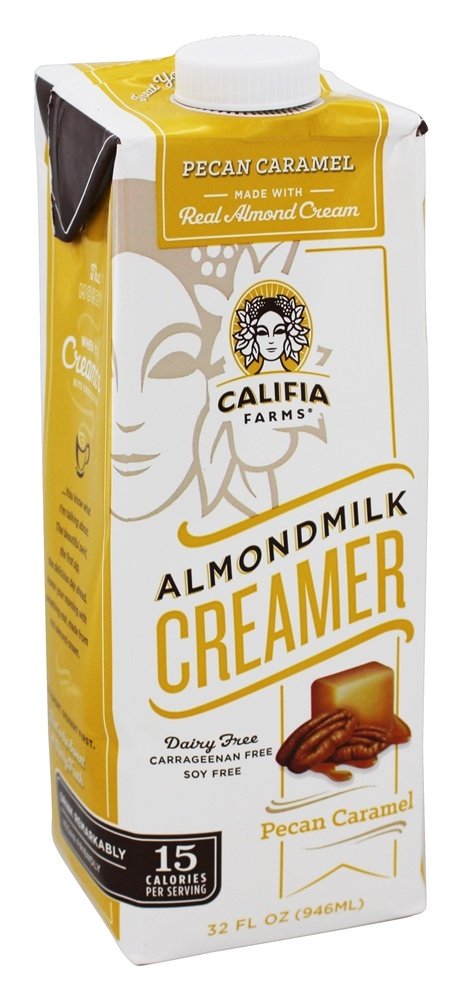 Amêndoa Leite Recipiente para o creme Noz-pecã Caramelo - 32 fl. oz. Califia Farms