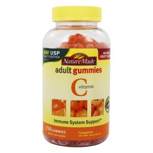 Vitamina C em Gomas Para Adultos Sabor Tangerina - 150 Gummies Nature Made