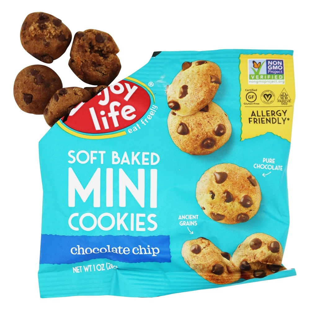 Mini biscoitos cozidos macios amigáveis sem glúten dos biscoitos de chocolate - 6 Pacote (s) Enjoy Life Foods - Imagem 5