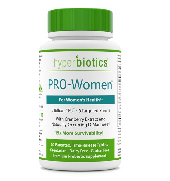PRO-Mulheres Probióticas 5 Bilhões de UFC - 60 Tablets Hyperbiotics